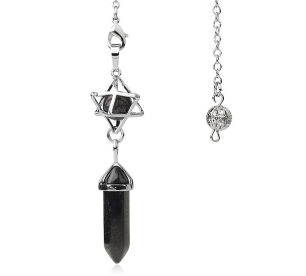 Natural Stone Quartz Pendulum for Dowsing Divination