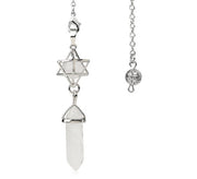 Natural Stone Quartz Pendulum for Dowsing Divination