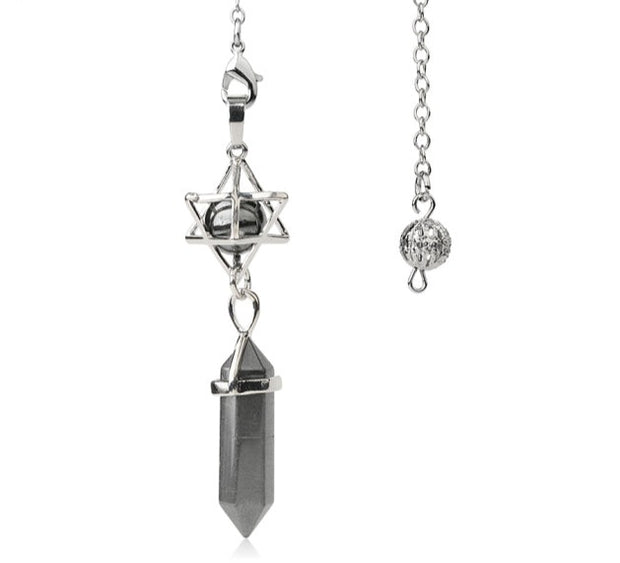 Natural Stone Quartz Pendulum for Dowsing Divination