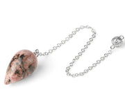 Water Drop Natural Stone Pendulum for Dowsing Divination