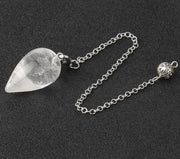 Water Drop Natural Stone Pendulum for Dowsing Divination