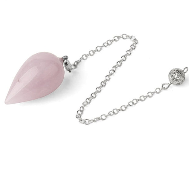 Water Drop Natural Stone Pendulum for Dowsing Divination