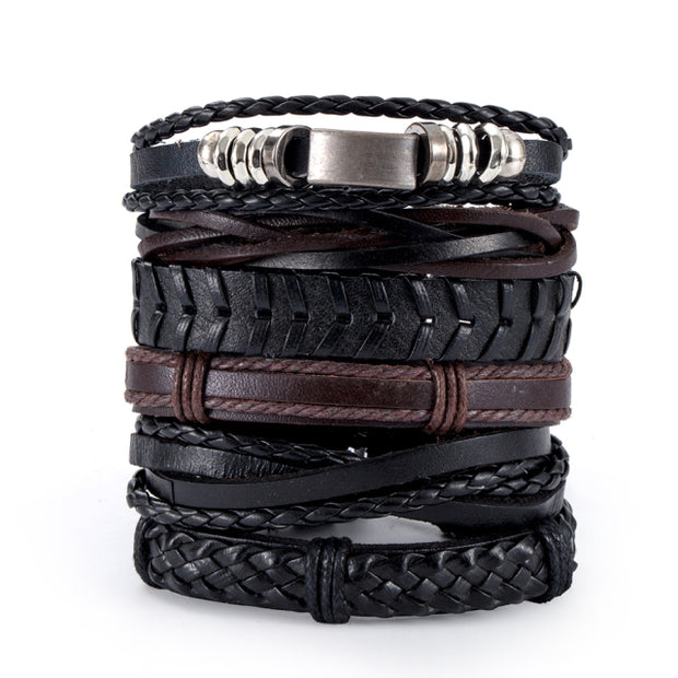 Multi-layer Leather Bracelet