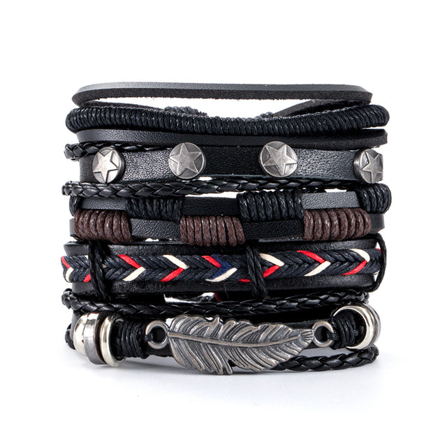 Multi-layer Leather Bracelet