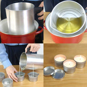 1.2/3L Stainless Steel Candle Wax Melting Pouring Pot