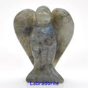 Guardian Angel Figurine Natural Healing Crystal Gem Statue