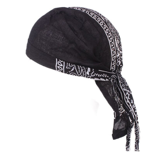 Lightweight Adjustable Cotton Biker Head Wraps