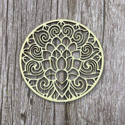 Flower Of Life Spiritual Wooden Coasters