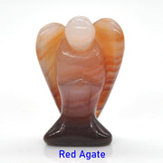 Guardian Angel Figurine Natural Healing Crystal Gem Statue