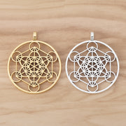 Gold/Silver Large Archangel Metatron Pendant Charms