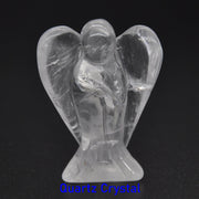 Guardian Angel Figurine Natural Healing Crystal Gem Statue