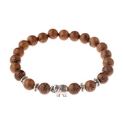 Hot Men Natural Wood Beads Onyx Meditation Prayer Bead Bracelet