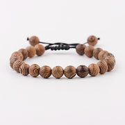 8mm New Natural Wood Beads Meditation Prayer Bracelets