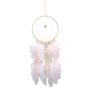 Feathered Lace Ribbon Heart Dream Catcher w/ or w/o lights