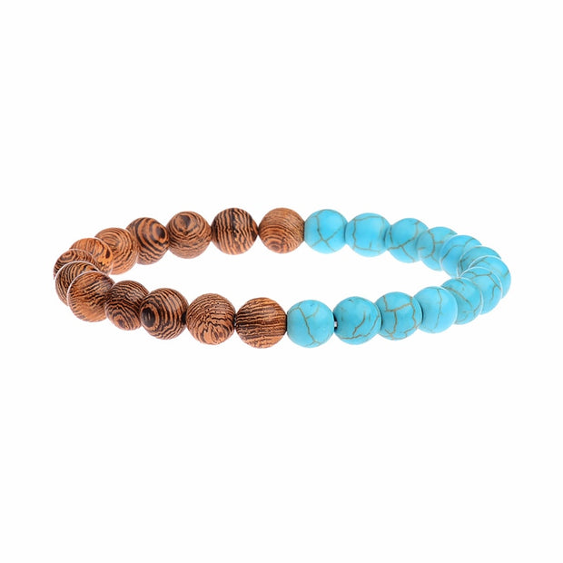 8mm New Natural Wood Beads Meditation Prayer Bracelets