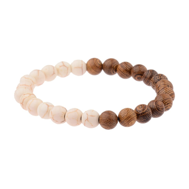 8mm New Natural Wood Beads Meditation Prayer Bracelets