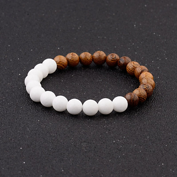 8mm New Natural Wood Beads Meditation Prayer Bracelets