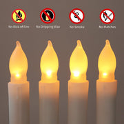 12/3/1Pcs Electronic Flameless LED Taper Candles Lights