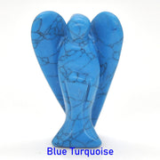 Guardian Angel Figurine Natural Healing Crystal Gem Statue