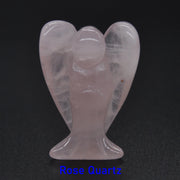 Guardian Angel Figurine Natural Healing Crystal Gem Statue