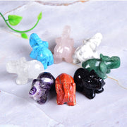 1PC Natural Crystal Elephant Stone