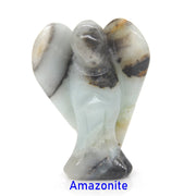 Guardian Angel Figurine Natural Healing Crystal Gem Statue