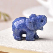 1PC Natural Crystal Elephant Stone