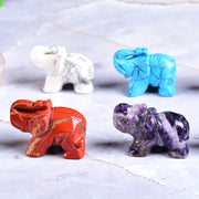 1PC Natural Crystal Elephant Stone