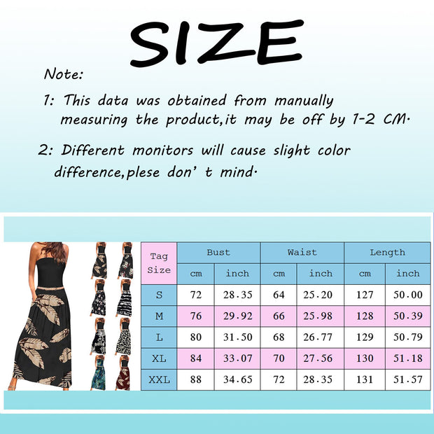 1PC Strapless Printed Gothic Tube Top Dress (without Belt)