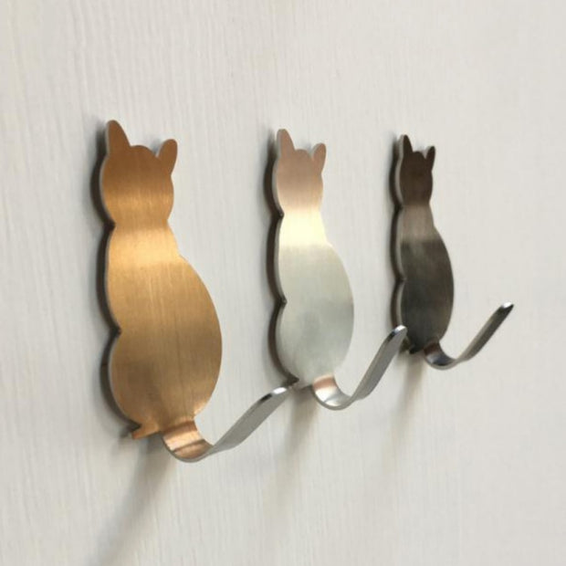 2pc Self Adhesive Cat Hooks