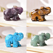 1PC Natural Crystal Elephant Stone