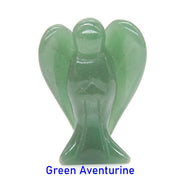 Guardian Angel Figurine Natural Healing Crystal Gem Statue