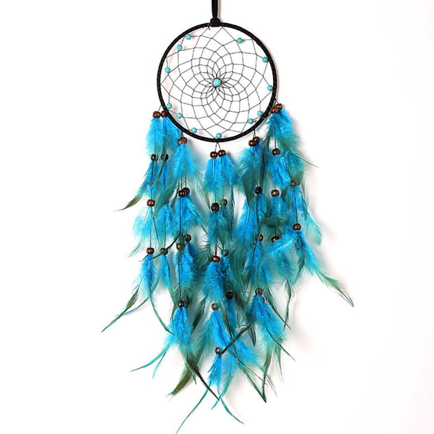 Feathered Lace Ribbon Heart Dream Catcher w/ or w/o lights