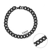 3-11 mm Men Stainless Steel Chain Bracelet