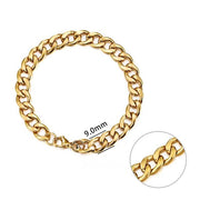 3-11 mm Men Stainless Steel Chain Bracelet