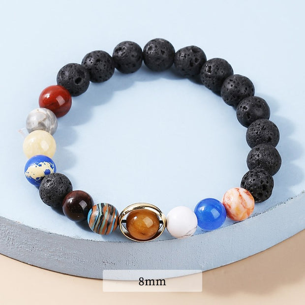 Eight Planets Bead Bracelet for Women or Men