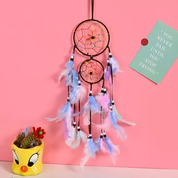 Catching Up The Dream Angel Dreamcatcher Indian Wind Chimes