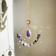 Moon Suncatcher Crystal Wind Chimes