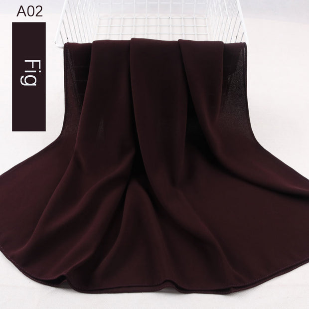 High Quality Premium Heavy Chiffon Hijab Crown Protector