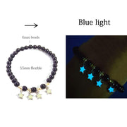 Luminous Glow In The Dark Natural Stone Yoga Healing Bracelet for Men and Women