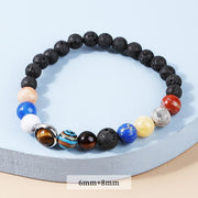 Eight Planets Bead Bracelet for Women or Men