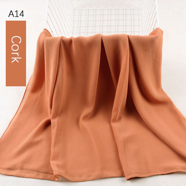 High Quality Premium Heavy Chiffon Hijab Crown Protector