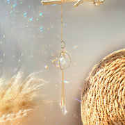 Moon Suncatcher Crystal Wind Chimes