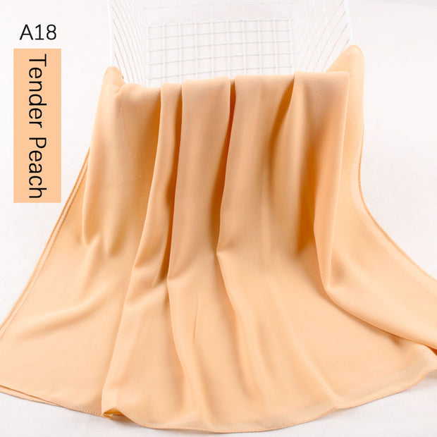 High Quality Premium Heavy Chiffon Hijab Crown Protector