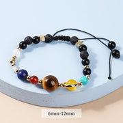 Eight Planets Bead Bracelet for Women or Men