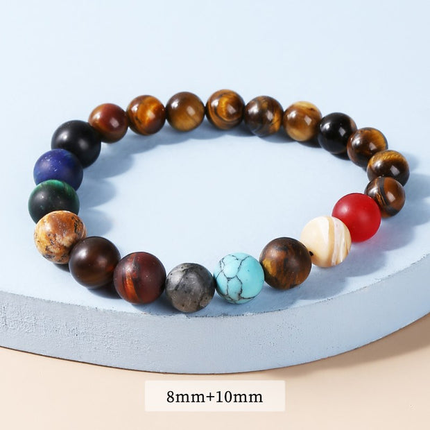 Eight Planets Bead Bracelet for Women or Men