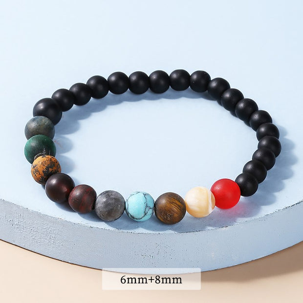 Eight Planets Bead Bracelet for Women or Men