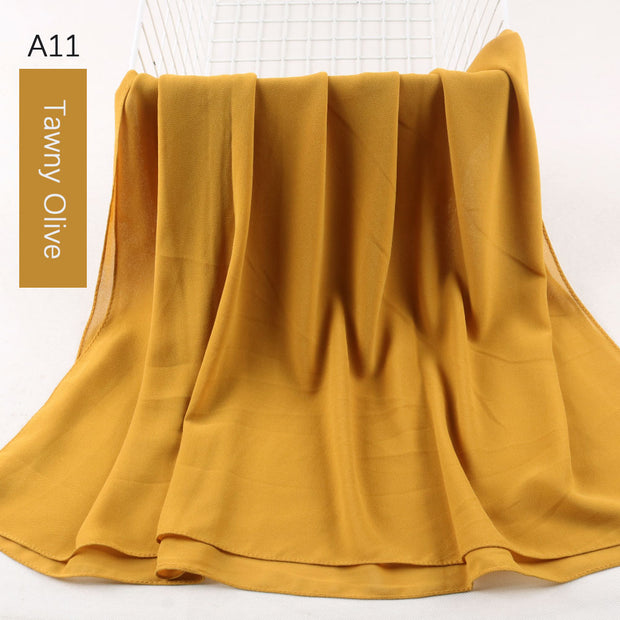 High Quality Premium Heavy Chiffon Hijab Crown Protector