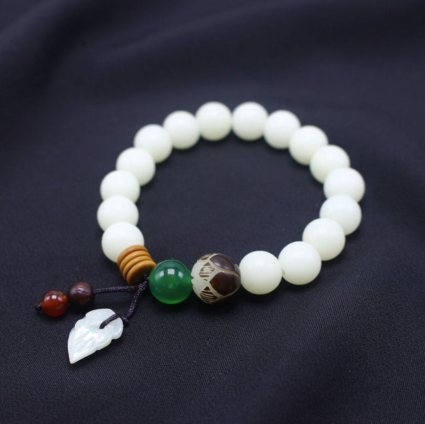 Lotus Mala Healing Prayer Bracelet/Necklace for Women Jewelry Gift