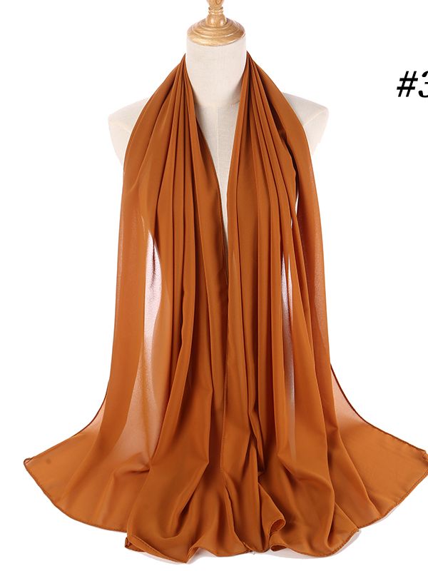 72*175cm Solid Color Shawls Scarf Head Wraps